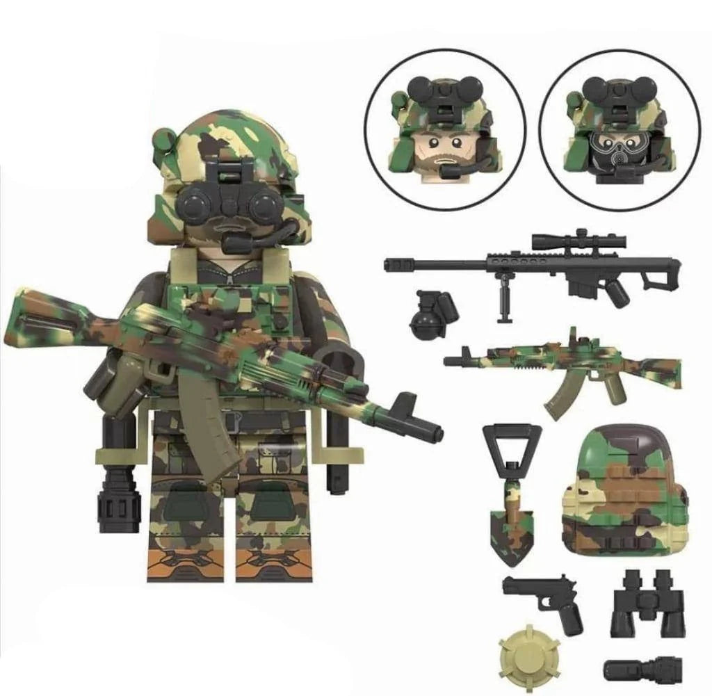 Russian Alpha Group Soldier Custom Military Minifigure