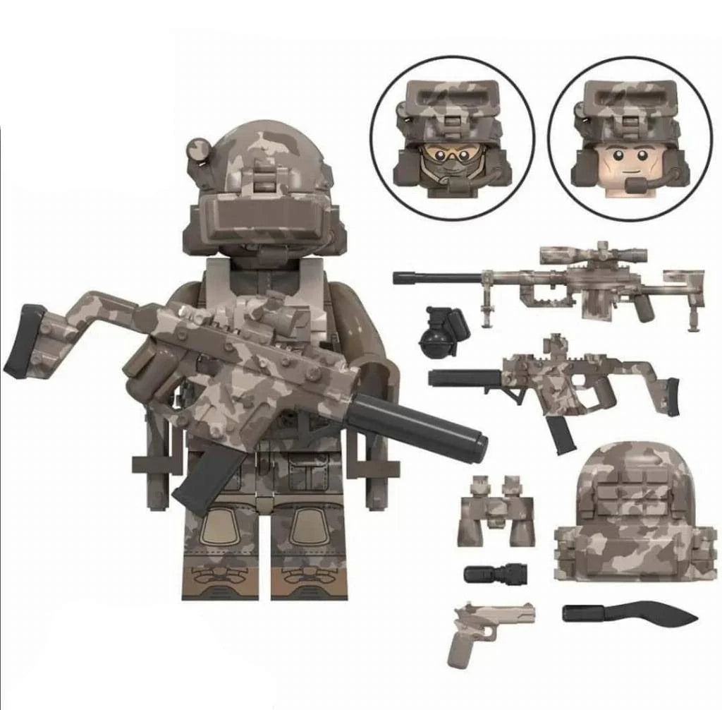 Special Operation Forces Soldier Custom Military Minifigure