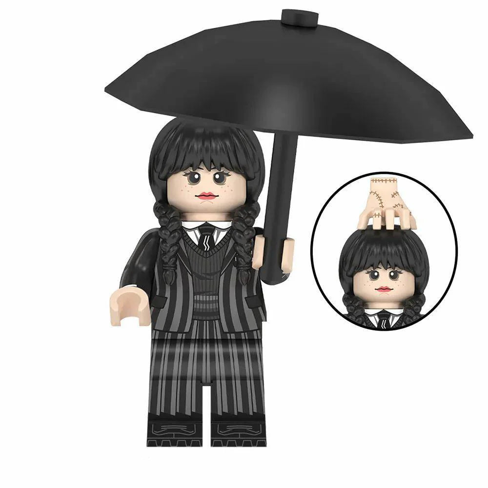 Wednesday Addams Custom Minifigure