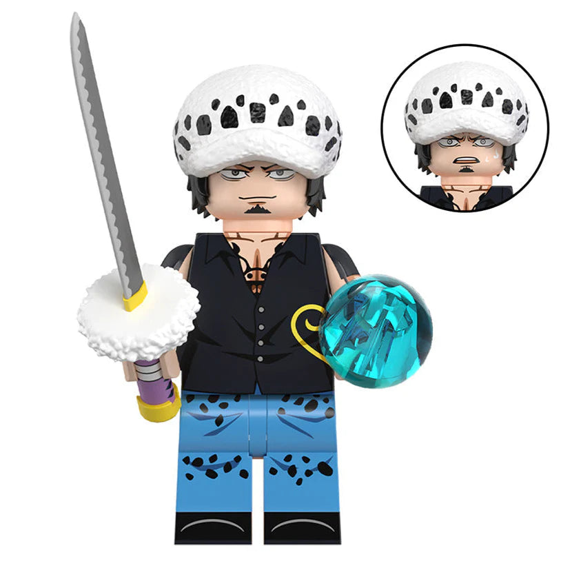 Trafalgar Law Custom One Piece Anime Minifigure