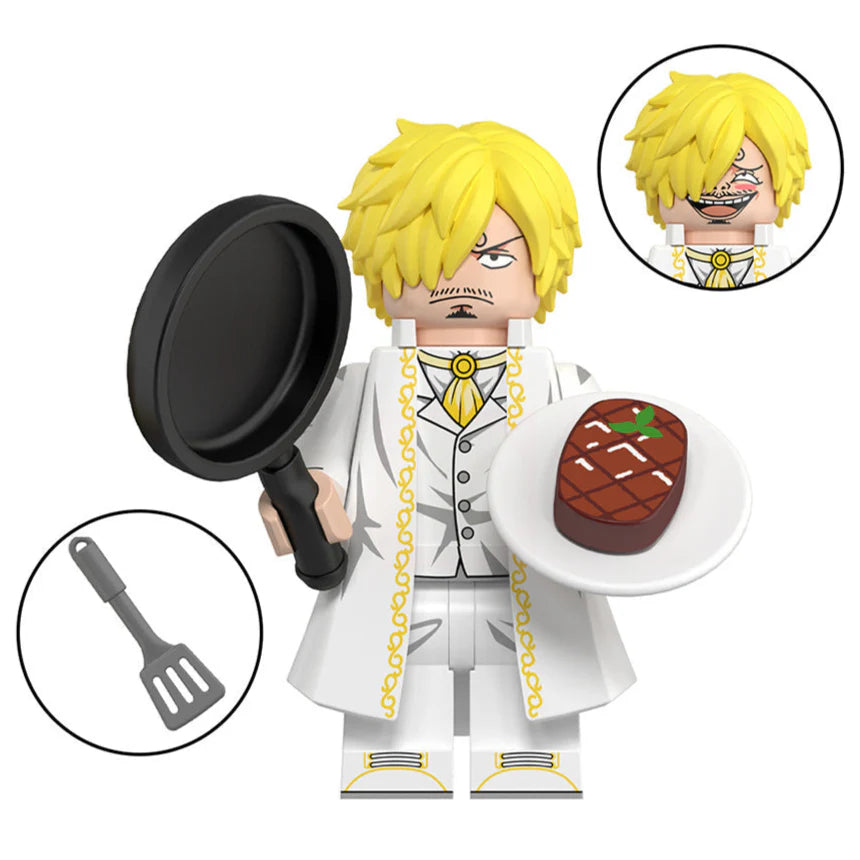 Sanji Custom One Piece Anime Minifigure