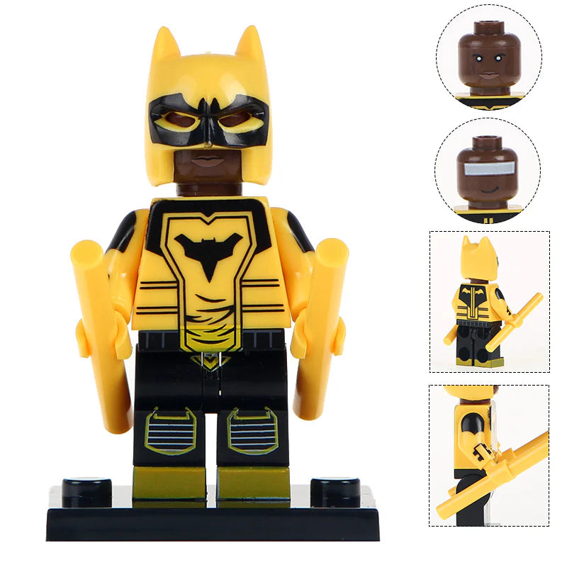 Batman Duke Thomas Prime Earth Custom DC Comics Superhero Minifigure