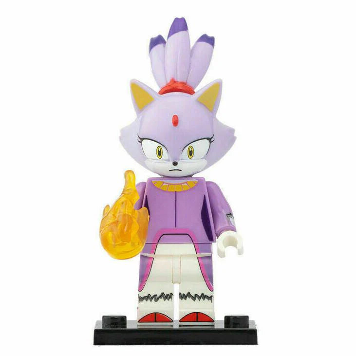 Blaze the Cat from Sonic the Hedgehog Custom Minifigure