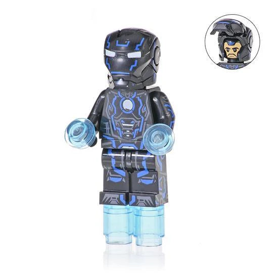 Iron Man Neon custom Marvel Superhero Minifigure