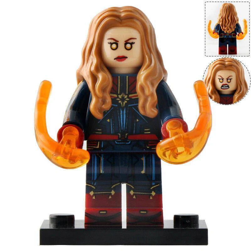 Captain Marvel Custom Marvel Superhero Minifigure