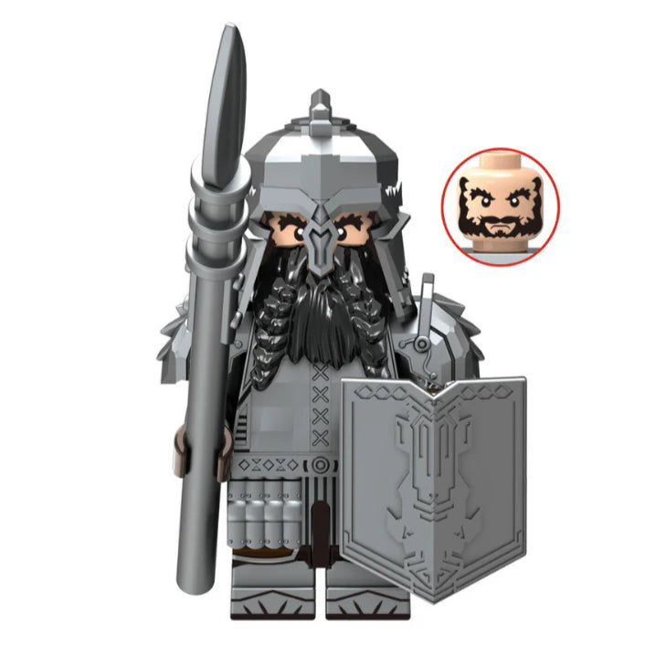 Dwarven Warrior custom Lord of the Rings Minifigure
