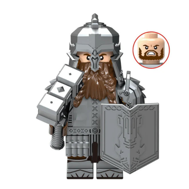 Dwarven Warrior custom Lord of the Rings Minifigure