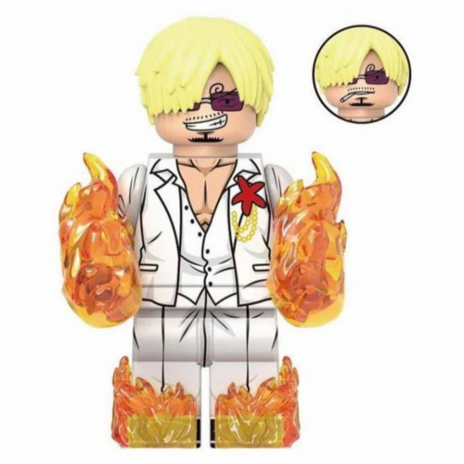 Sanji Custom One Piece Anime Minifigure