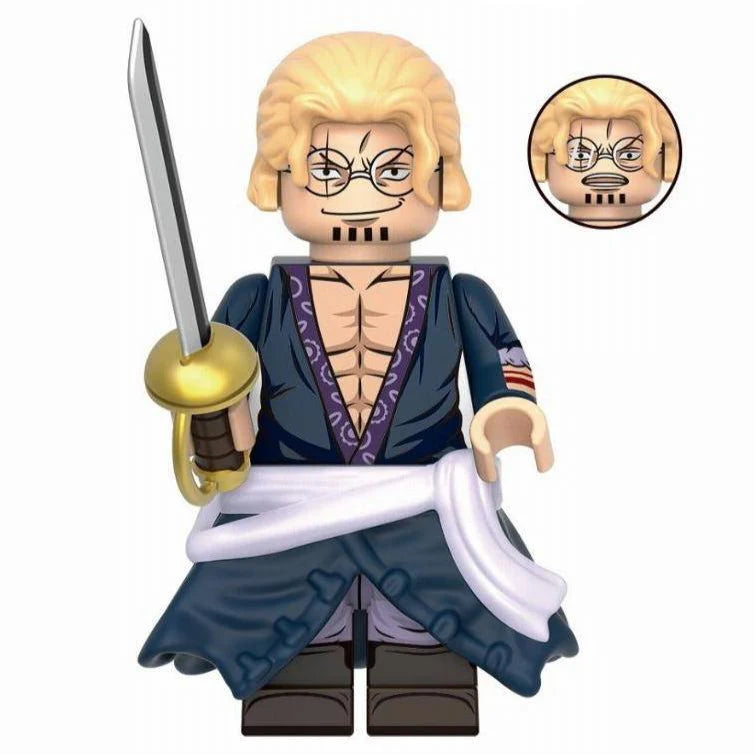 Silvers Rayleigh Custom One Piece Anime Minifigure