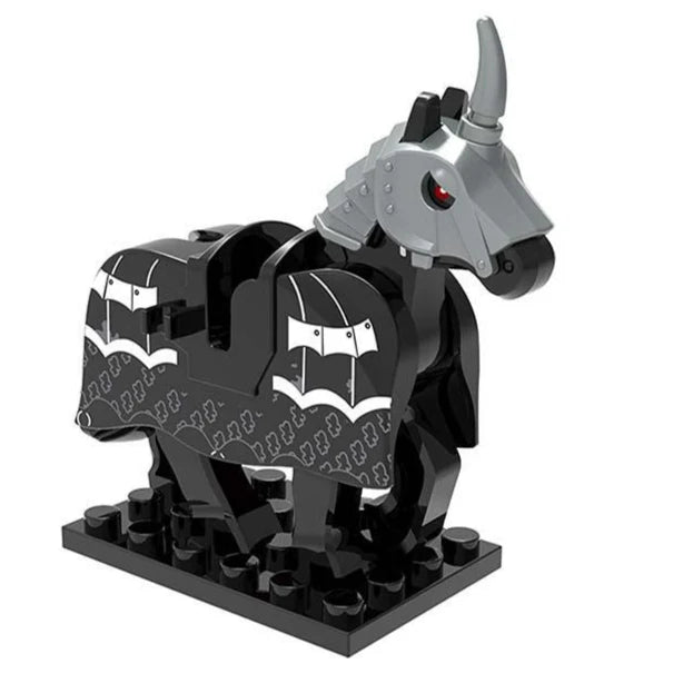 Medieval Armored Warhorse Custom Minifigure