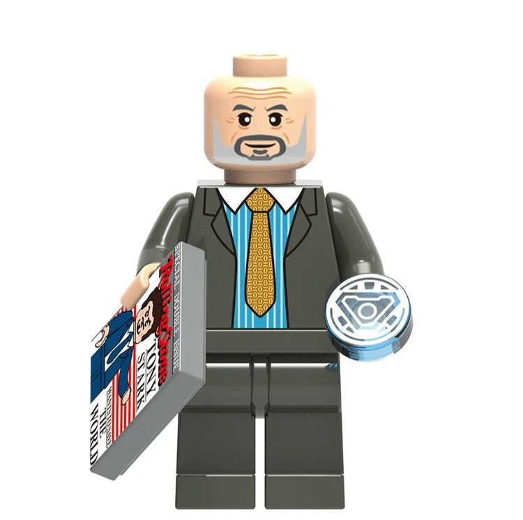 Obadiah Stane Custom Marvel Supervillain Minifigure