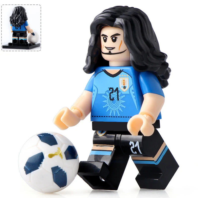 Edinson Cavani Custom Football Player Minifigure