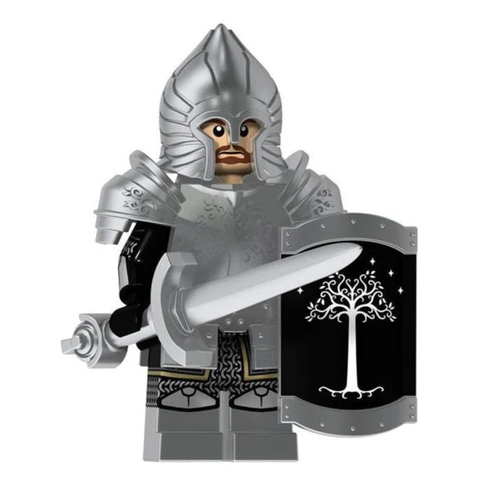 Gondor Soldier with Armor custom Lord of the Rings Minifigure