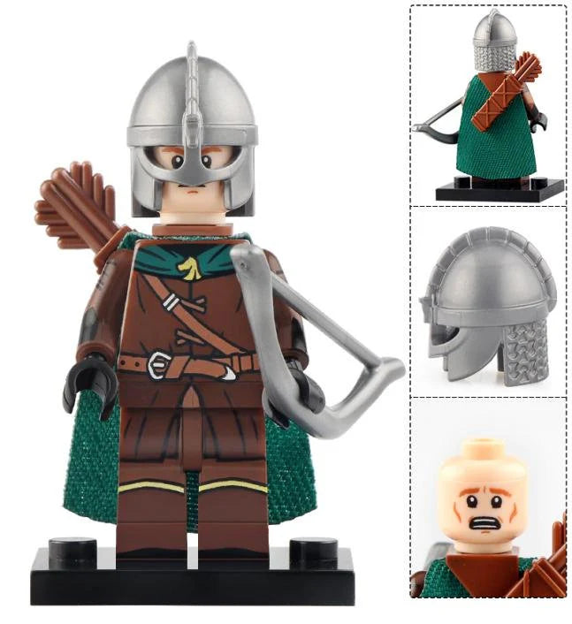 Rohan Warrior Archer custom Lord of the Rings Minifigure