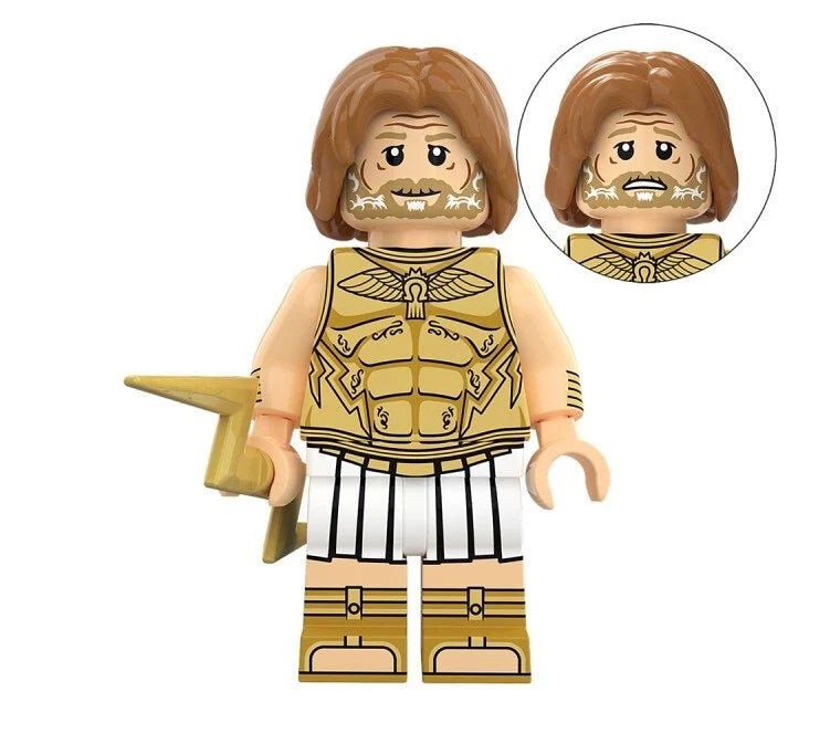 Zeus (Thor Love and Thunder) Custom Marvel Superhero Minifigure