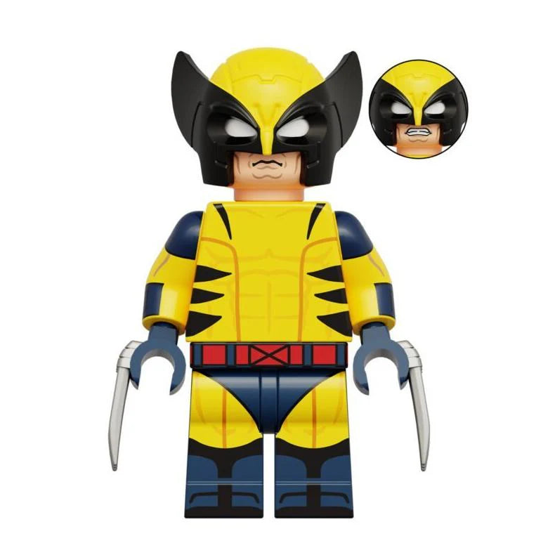 Wolverine (Classic) (X-Men) Custom Marvel Superhero Minifigure