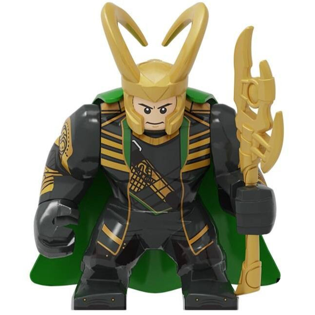 Loki Custom Marvel Superhero Large Minifigure1