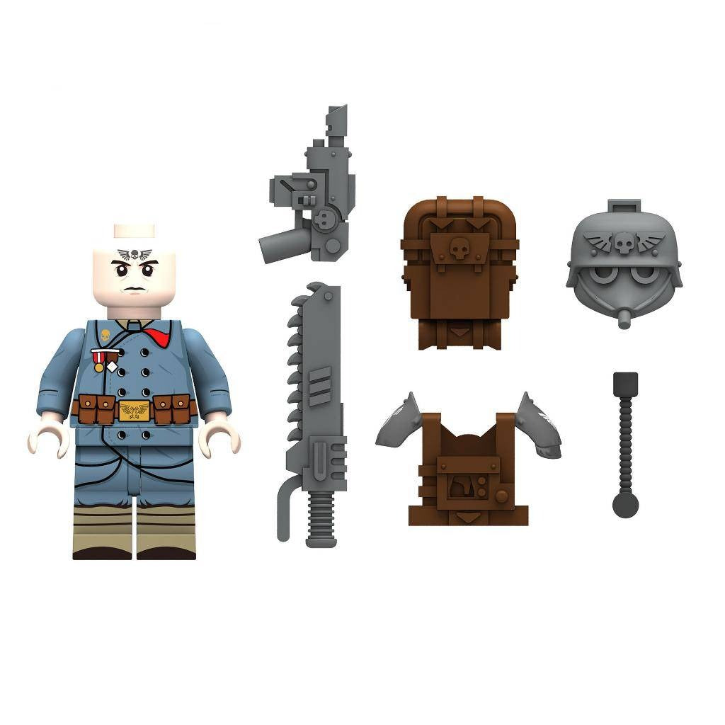 Death Korps of Krieg Veteran Squad Sergeant Warhammer 40K Minifigure2