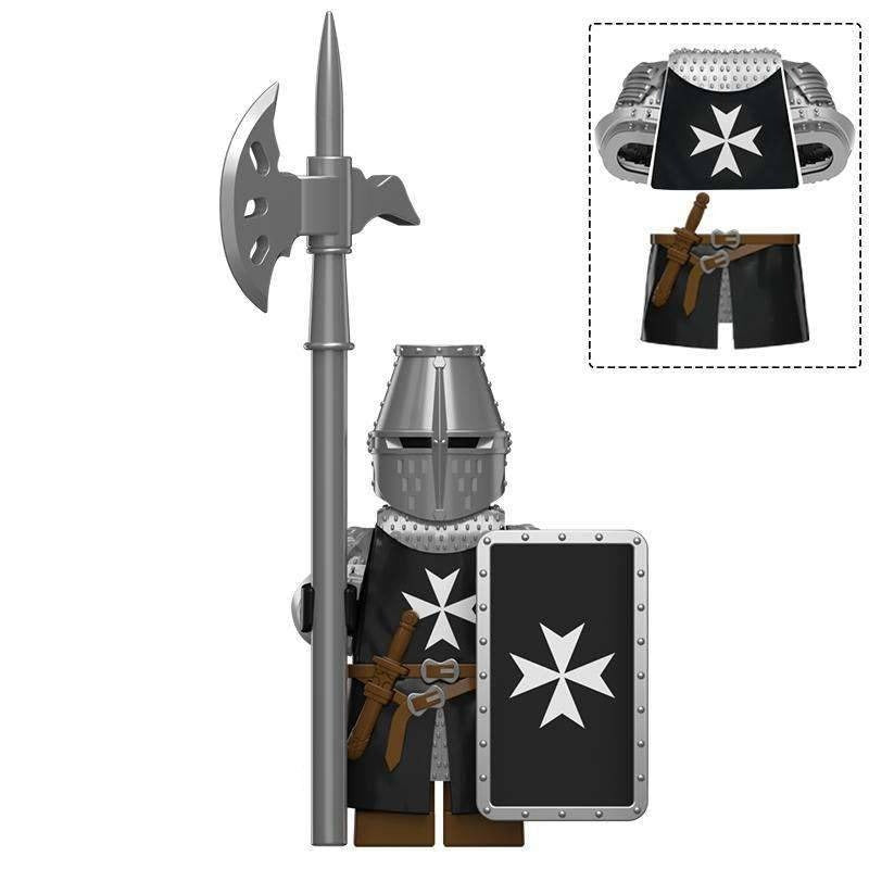 Knight Hospitaller Custom Crusader Minifigure1