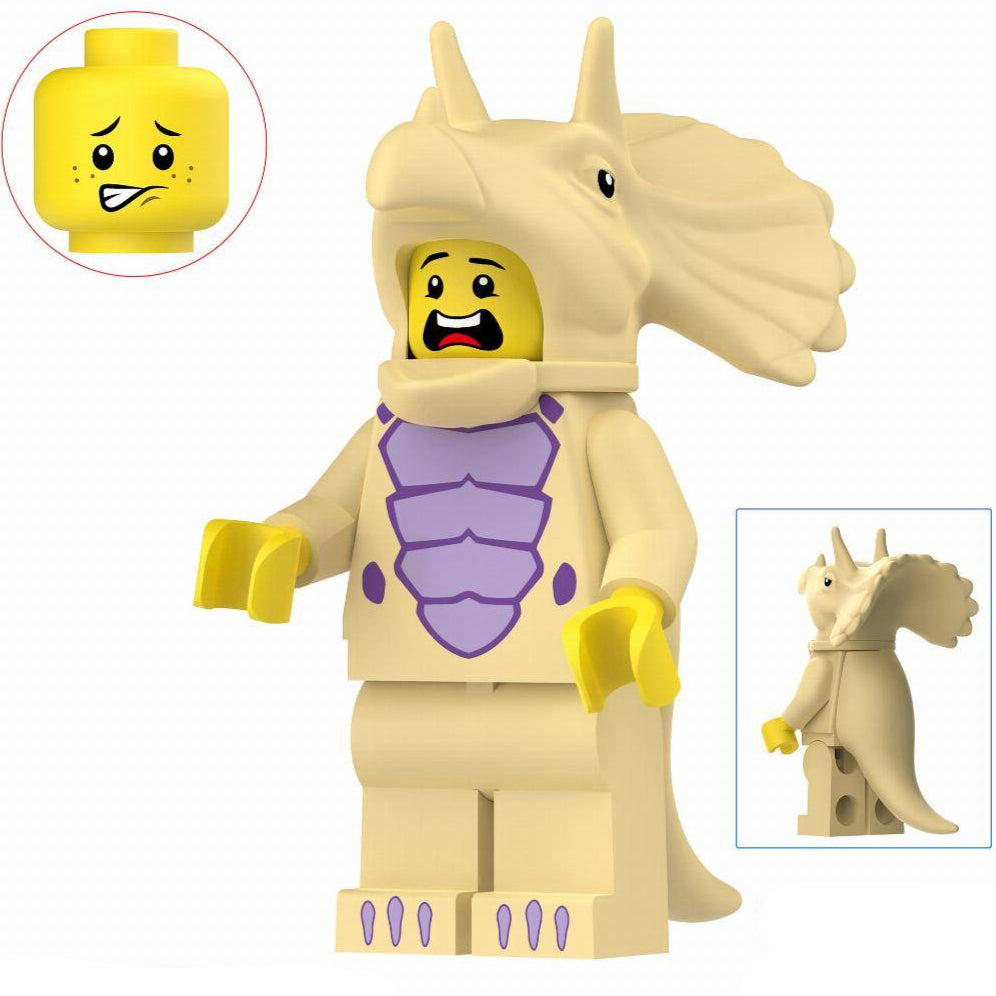Triceratops Costume Fan Custom Dinosaur Minifigure1