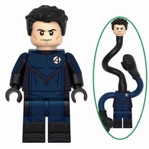 Mr Fantastic (Fantastic Four) Custom Marvel Superhero Minifigure1