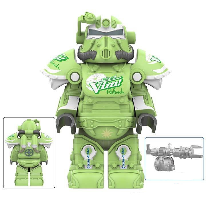 T-51 Power Armor (Vim Refresh) Custom Fallout Minifigure1