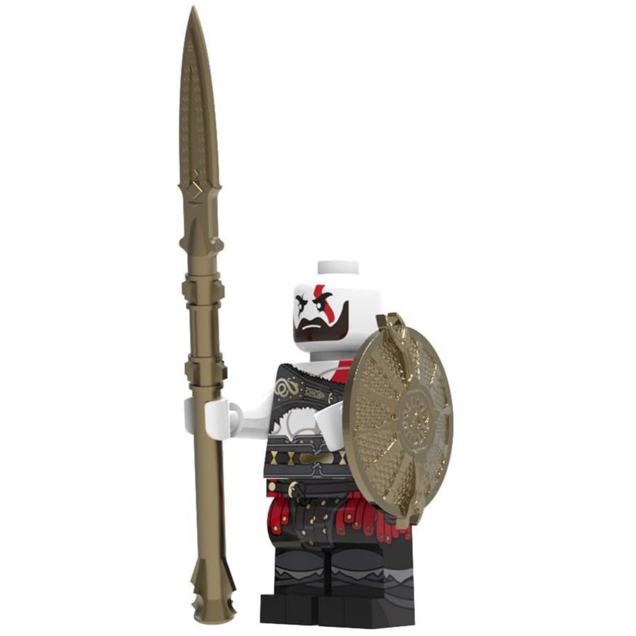Kratos Movable Arm Custom God of War Video Game Minifigure1