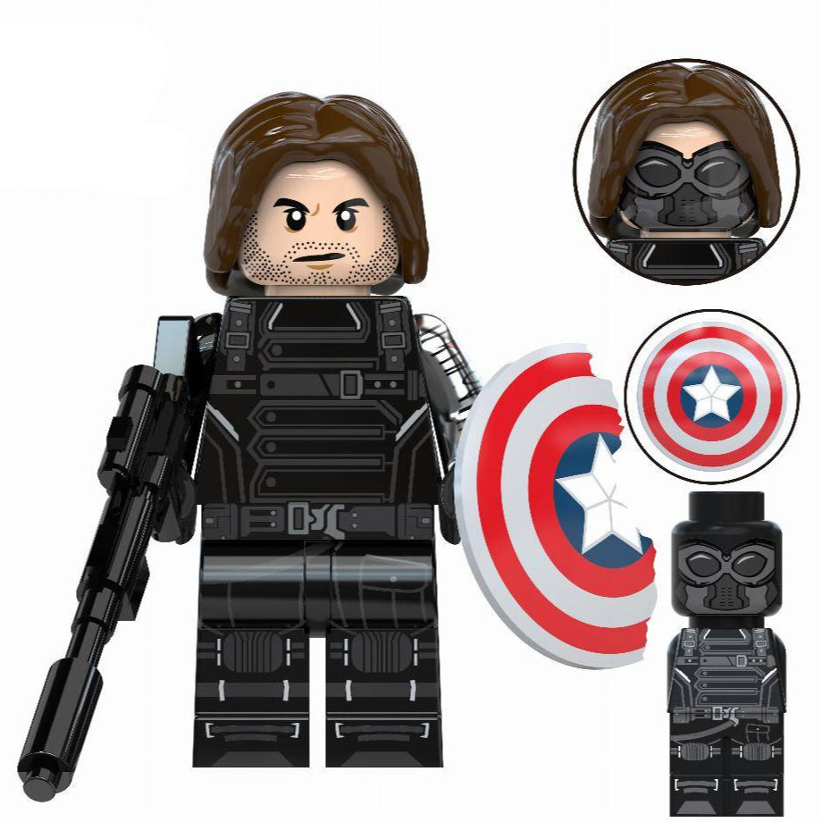 Winter Soldier (MCU) Custom Marvel Superhero Minifigure1