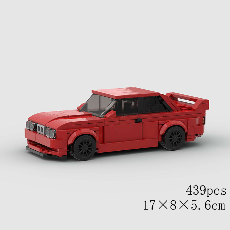 BMW E30 Red Custom Car MOC11
