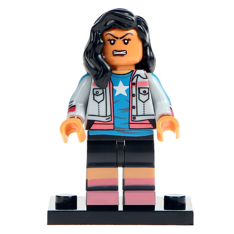 Miss America (America Chavez) Custom Marvel Superhero Minifigure1