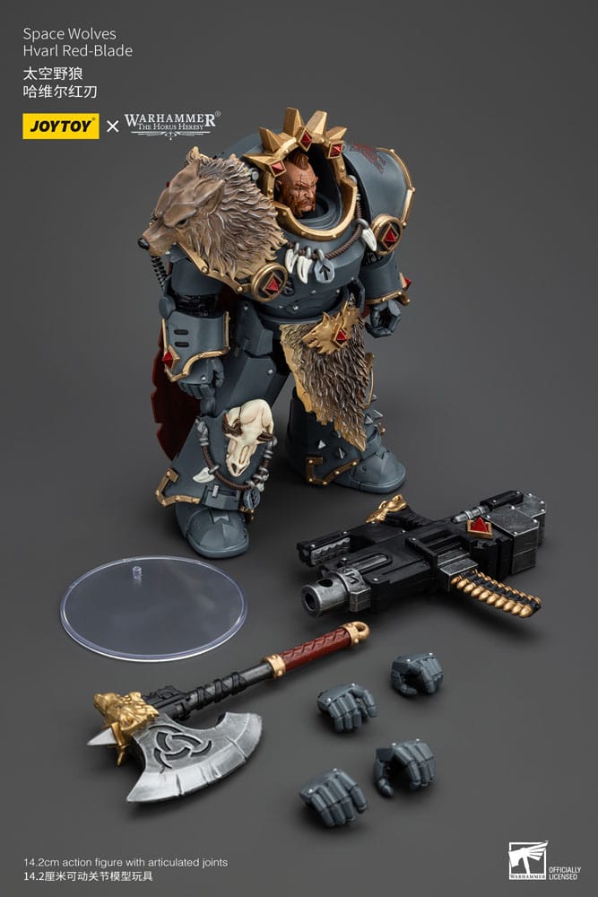 Warhammer The Horus Heresy Action Figure 1/18 Space Wolves Hvarl Red-Blade 14cm9