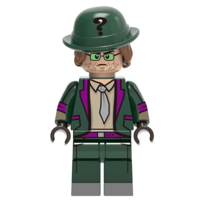 The Riddler (Arkham City) Custom DC Superhero Minifigure1