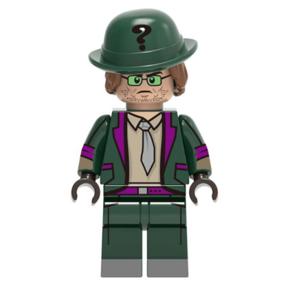 The Riddler (Arkham City) Custom DC Superhero Minifigure1