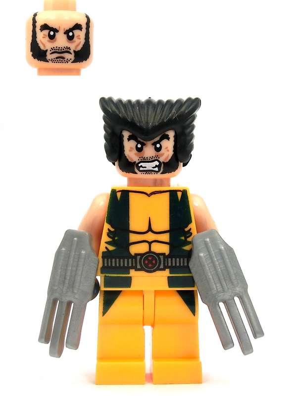 Wolverine (X-Men) in Yellow custom Marvel Superhero Minifigure1