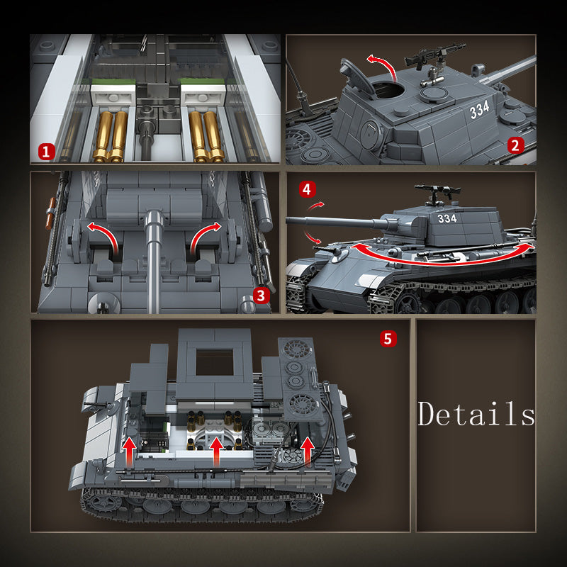 WW2 German Panther Ausführung.G Medium Tank5