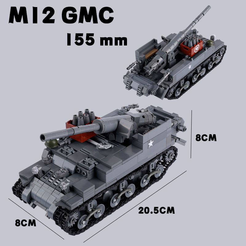 WW2 US Army M12 Gun Motor Carriage (GMC)2