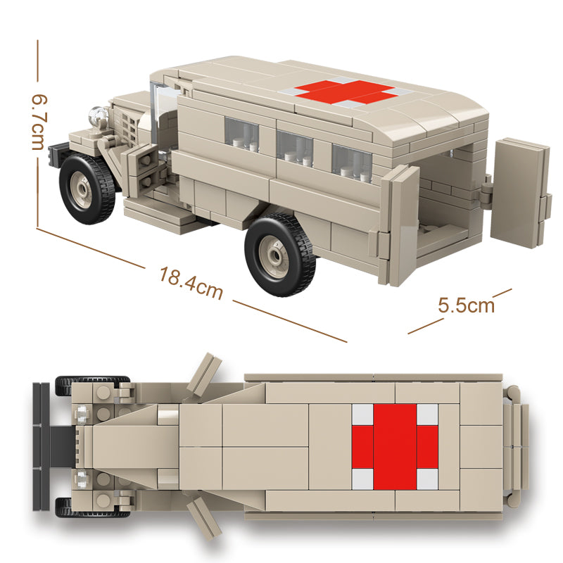 WW2 Soviet GAZ-55 Military Ambulance2