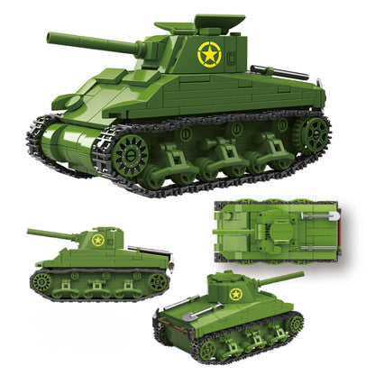 WW2 USA Army M4 Sherman Tank (Mini)4