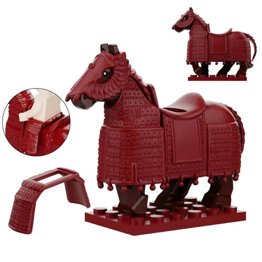 Medieval Tiefutu Armoured Warhorse Custom Minifigure1