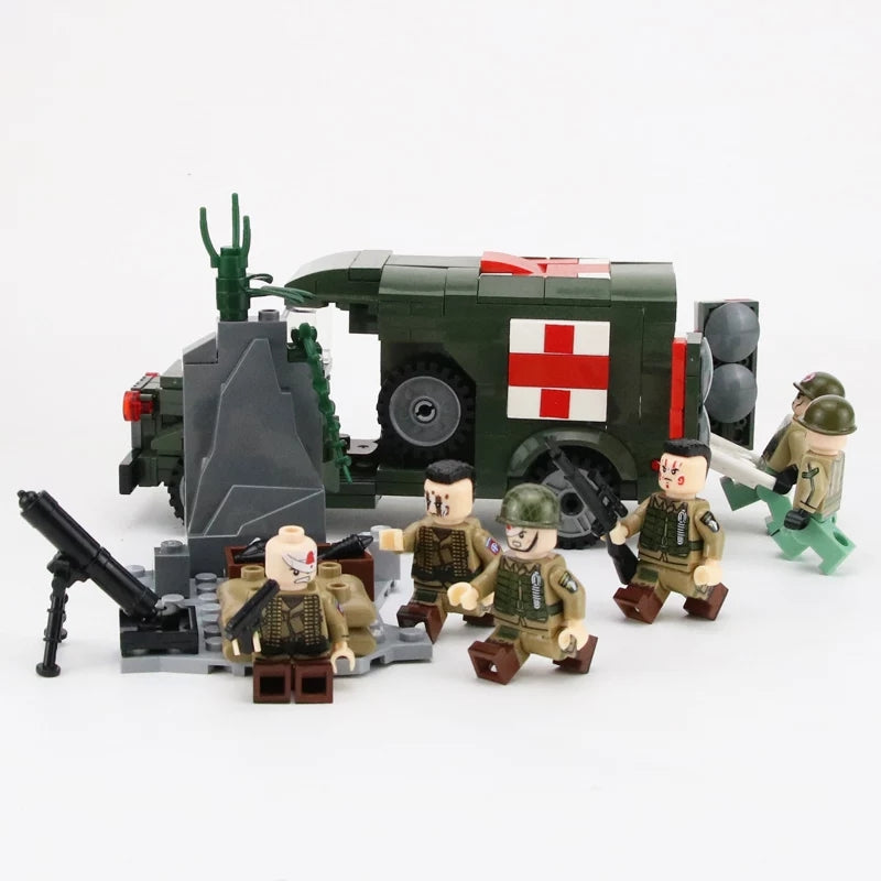 WW2 US Army Military Medic Team1