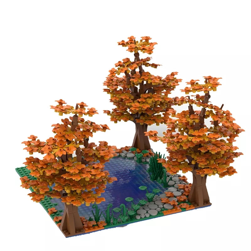 Maple Trees of the Autumn Pond3