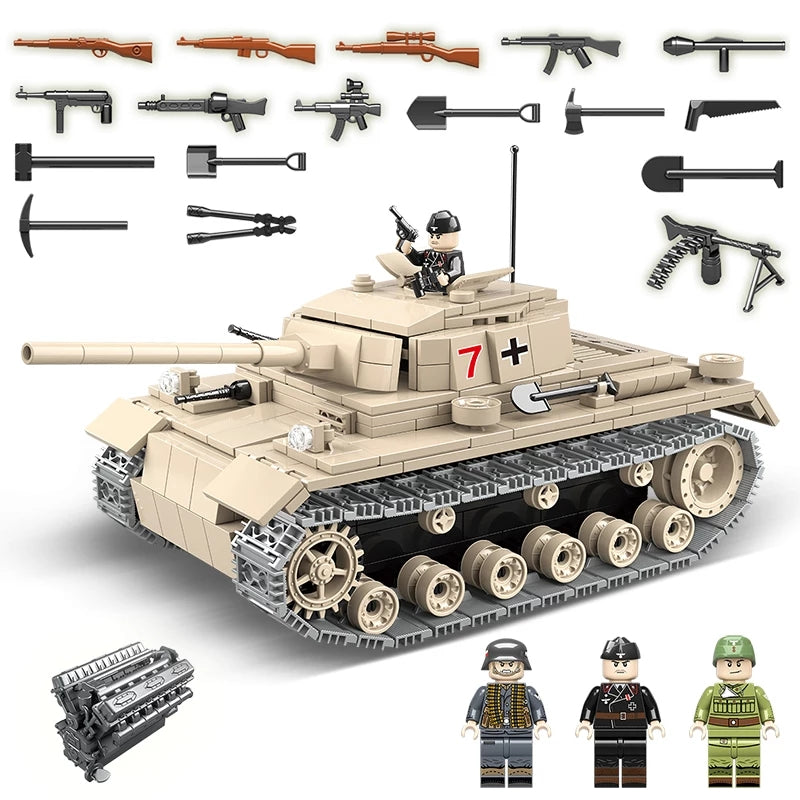 WW2 German Panzer III Ausf. J Medium Tank3