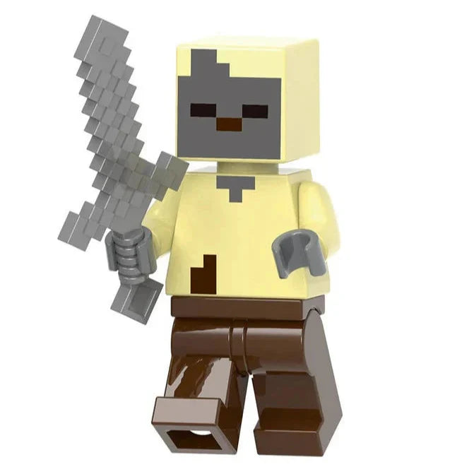 Husk Custom Minecraft Player Minifigure1