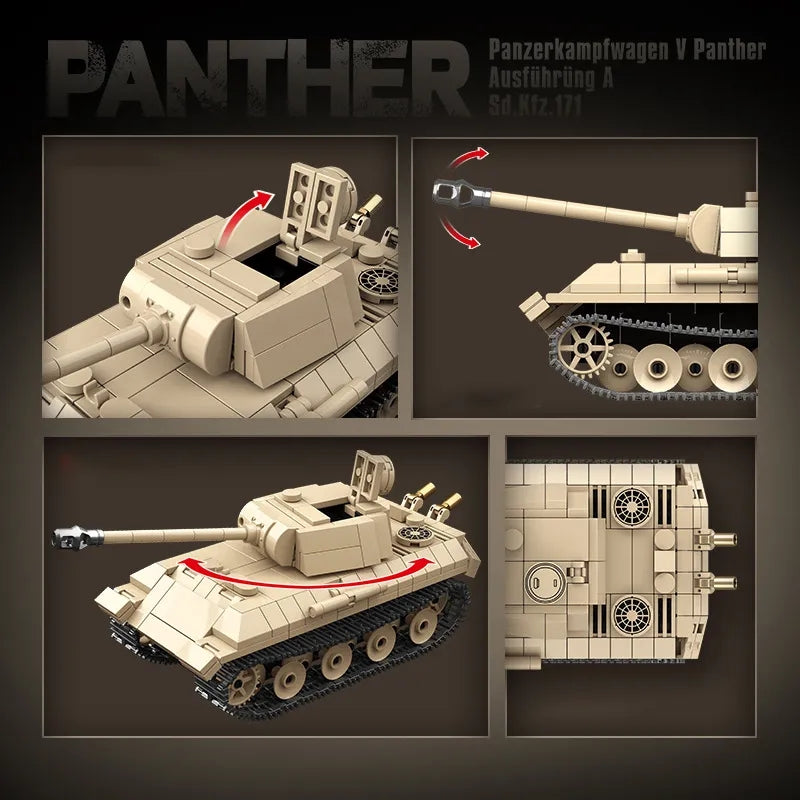WW2 Panther Ausfuhrung A Medium Tank (Mini)4