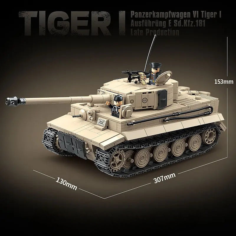 WW2 German Panzerkampfwagen Tiger Ausf.E (Sd.Kfz.181) Late Production Model3