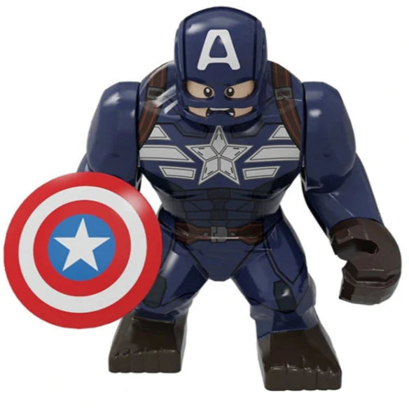 Captain America Custom Marvel Superhero Large Minifigure1