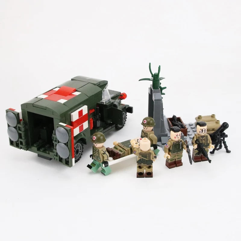WW2 US Army Military Medic Team3