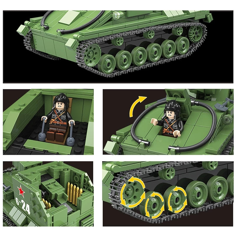 WW2 Soviet SU-76 SPG5