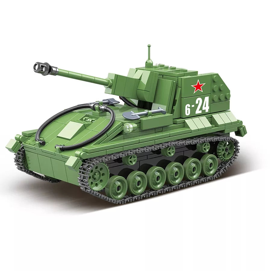 WW2 Soviet SU-76 SPG3