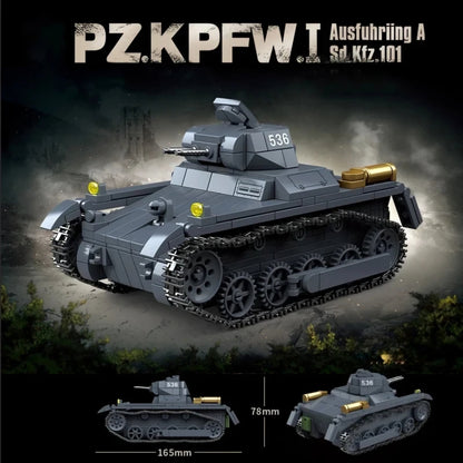 WW2 German Panzerkampfwagen I Ausf.A (Sd.Kfz.101) Tank1